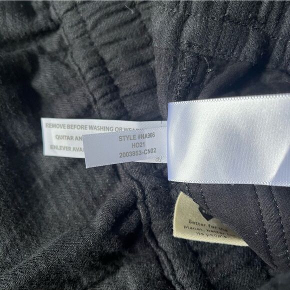 Madewell Waffleback Pull-On High-Rise Tapered Pants Oversized Small - Picture 6 of 9